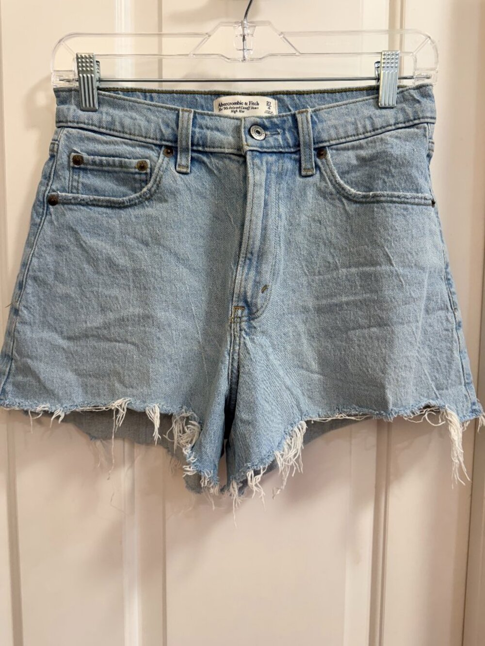 Abercrombie Curve Love 90s Cutoff Shorts 27